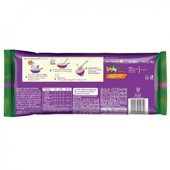 Knorr Mast Masala Instant Soupy Noodles 4 Pack 300 G