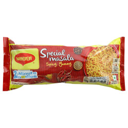 Maggi 2 Minutes Spicy Yummy Special Masala Noodles - Delicious Masala Flavor