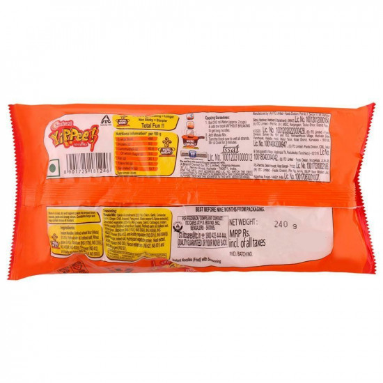 Sunfeast Yippee Magic Masala Instant Noodles 240 G