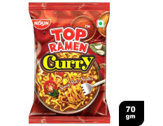 Top Ramen Curry Saucy Flat Instant Noodles 70 G