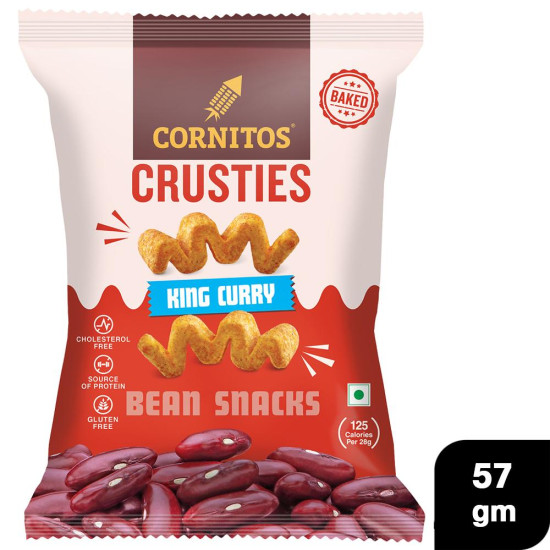 Cornitos King Curry Bean Crusties 57 G