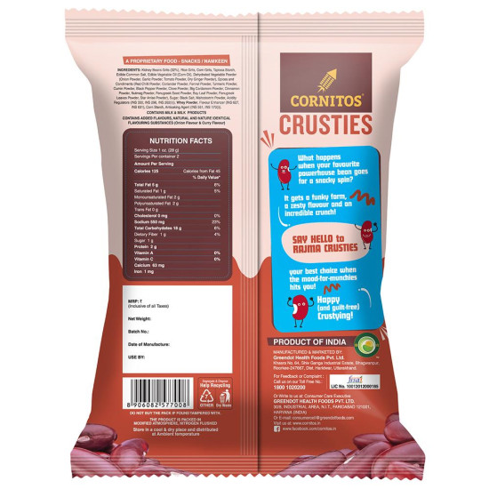 Cornitos King Curry Bean Crusties 57 G