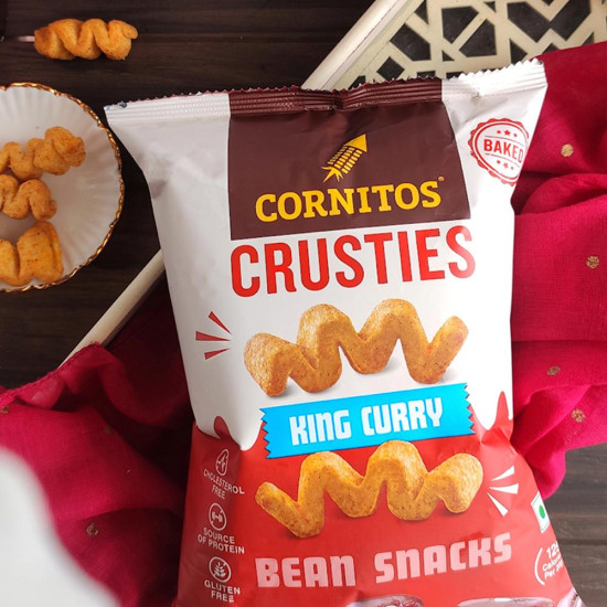 Cornitos King Curry Bean Crusties 57 G