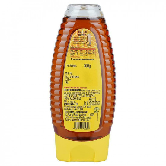 Dabur Honey Squeezy 400 G (Buy 1 Get 1)