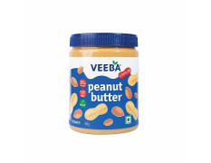 Veeba Peanut Butter Crunchy| Transfat Free| Vegan| 26% Protein| 925 Gm Jar