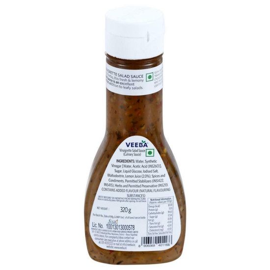 Veeba Vinaigrette Salad Sauce 320 G