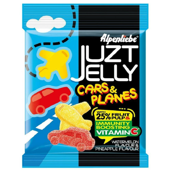 Alpenlibe Juzt Jelly Pineapple Watermenlon Cars & Planes 74.5 G