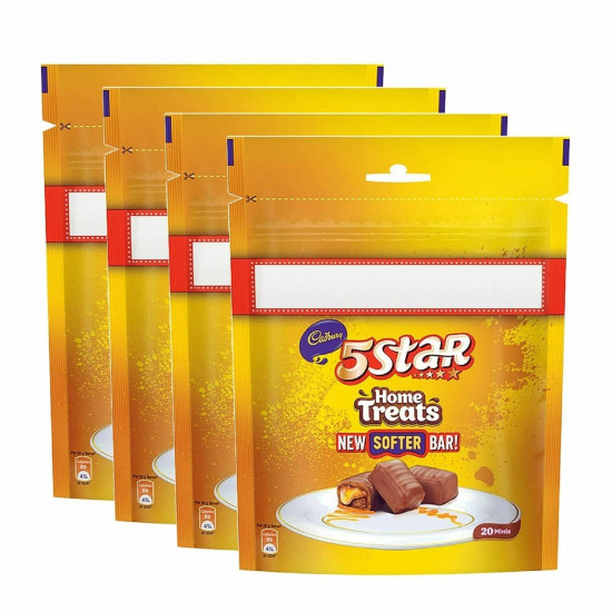 Cadbury 5 Star Chocolate Home Treats, 200G (Pack Of 4)