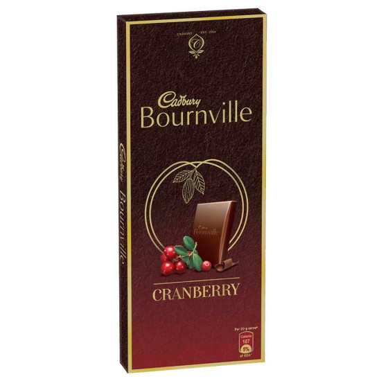 Cadbury Bournville Cranberry Dark Chocolate 80 G