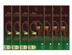 Cadbury Bournville Fruit And Nut Dark Chocolate Bar, 80G (Pack Of 7)