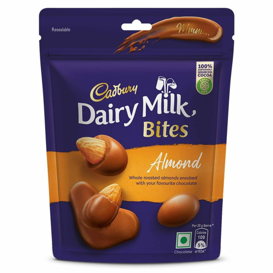 Cadbury Dairy Milk Bites- Almond 40G