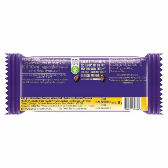 Cadbury Dairy Milk Crackle Chocolate Bar, Pack Of 15 X 36 G