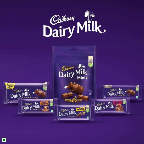 Cadbury Dairy Milk Crackle Chocolate Bar, Pack Of 15 X 36 G