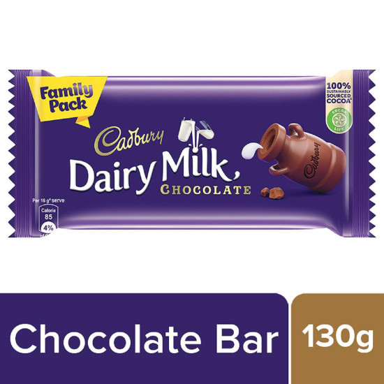 Cadbury Dairy Milk Family Pack Chocolate 130 G