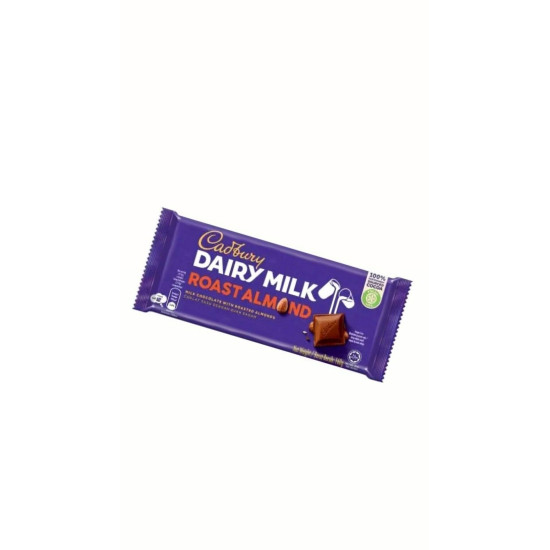 Cadbury Dairy Milk Roast Almond Bar Pouch, 165 G