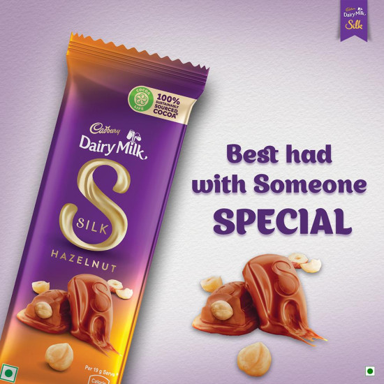 Cadbury Dairy Milk Silk Hazelnut Chocolate 58 G