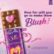 Cadbury Dairy Milk Silk Heart Blush 150G (Pack Of 4)