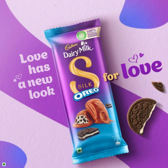 Cadbury Dairy Milk Silk Oreo Chocolate Bar, 130Gx4Pcs