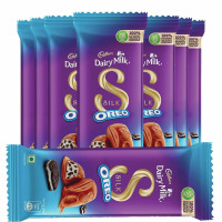 Cadbury Dairy Milk Silk Oreo Chocolate Bar, 60G X 8 Pcs