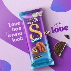 Cadbury Dairy Milk Silk Oreo Chocolate Bar, 60G X 8 Pcs