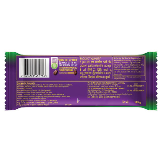 Cadbury Dairy Milk Silk Roast Almond Chocolate 143 G