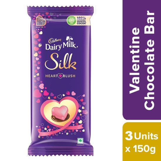 Cadbury Dairy Milk Silk Fruit And Nut , Oreo, Valentine Chocolate Bar, Total 9 Bars, 2430 gm