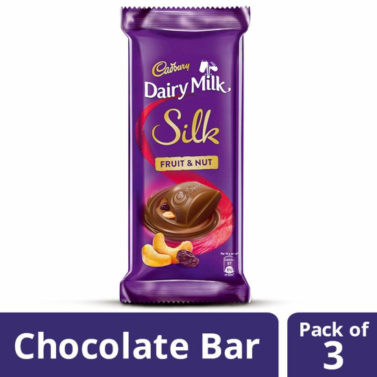 Cadbury Dairy Milk Silk Fruit And Nut , Oreo, Valentine Chocolate Bar, Total 9 Bars, 2430 gm