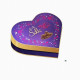 Cadbury Dairy Milk Silk Valentine Hearts And Roses Valentine Heart Shaped Chocolate Box Bars (153 G) Pack Of 2