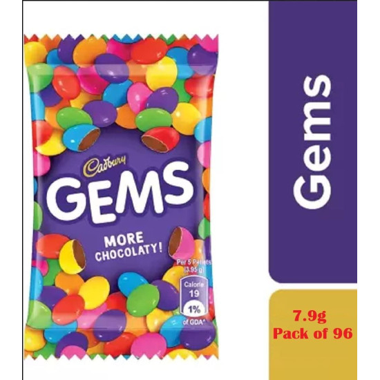 Cadbury Gems 7.9G (Pack Of 96)