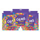 Cadbury Gems Home Treats Birthday Pack, 5 X 142.2 G