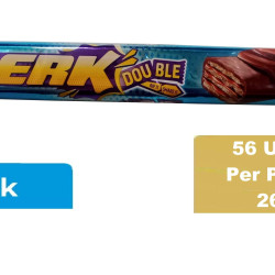 Cadbury Perk Double Chocolate Bars (60 X 26 G)