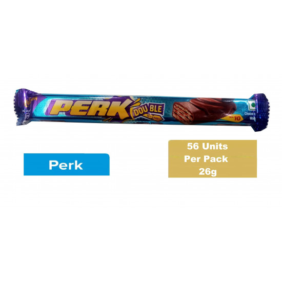 Cadbury Perk Double Chocolate Bars (60 X 26 G)
