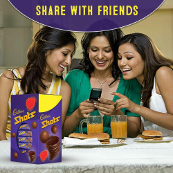 Cadbury Shots 18G (Pack Of 48) - Delicious Milk Chocolate Balls