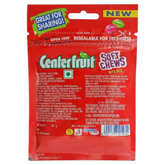 Centrefruit Soft Chews 60 G