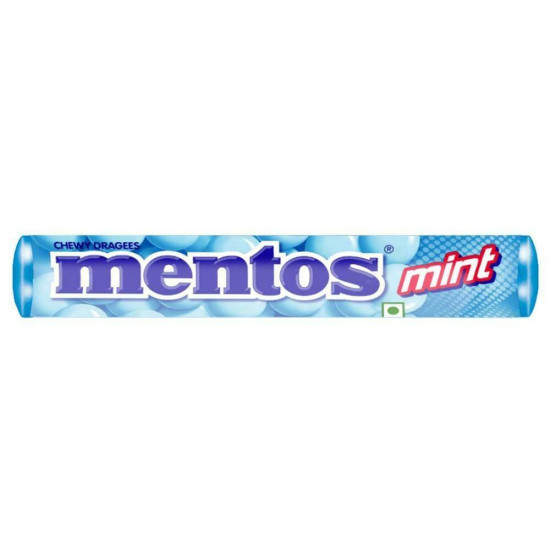 Mentos Mint Chewy Dragees 36.4 G (Stick)