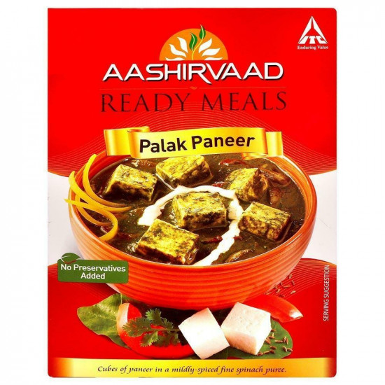 Aashirvaad Ready Meals Palak Paneer 285 G