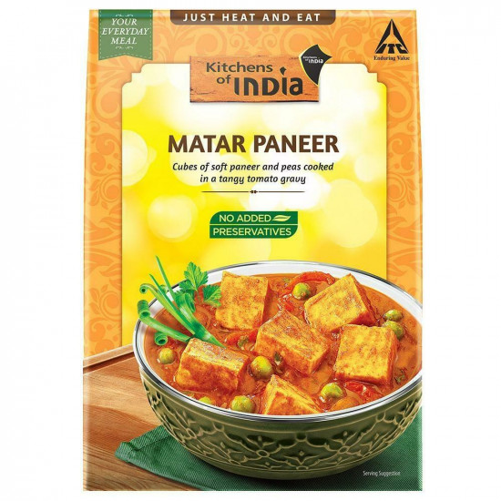Aashirvaad Ready To Eat Mutter Paneer 285 G