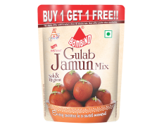 Bambino Instant Gulab Jamun Mix 160 Gms (Buy One Get One)