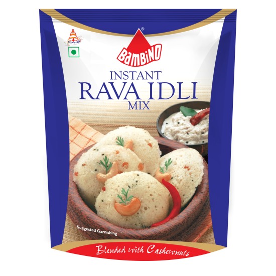 Bambino Instant Rava Idli Mix 500G   Pack Of 3