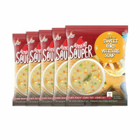 Bambino Sweet Corn Soup Powder 45G Pack Of 5 (Buy One Get One Free Offer 45Gms X 10 Packets)