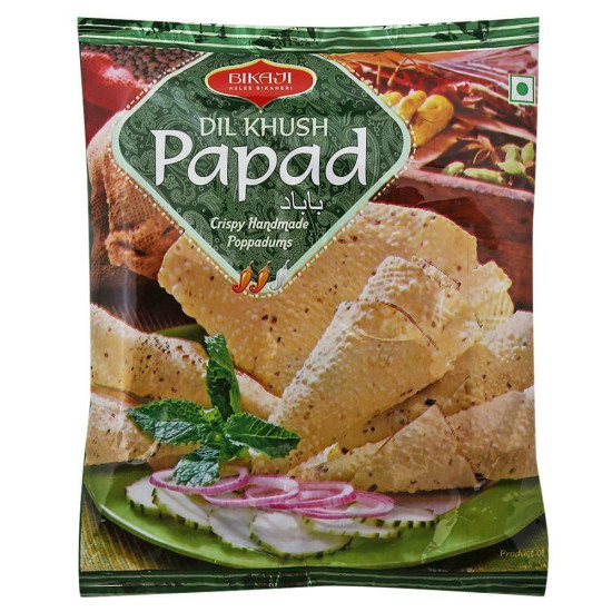 Bikaji Dil Khush Tej Masala Papad 400 G