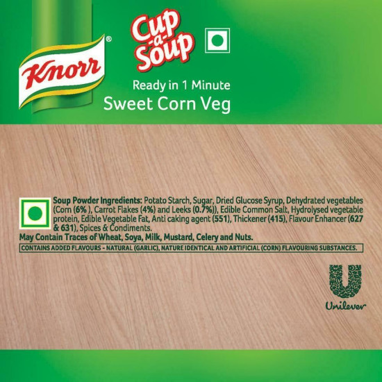 Knorr Sweet Corn Veg Instant Cup-A-Soup 9.5 G