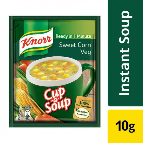 Knorr Sweet Corn Veg Instant Cup-A-Soup 9.5 G