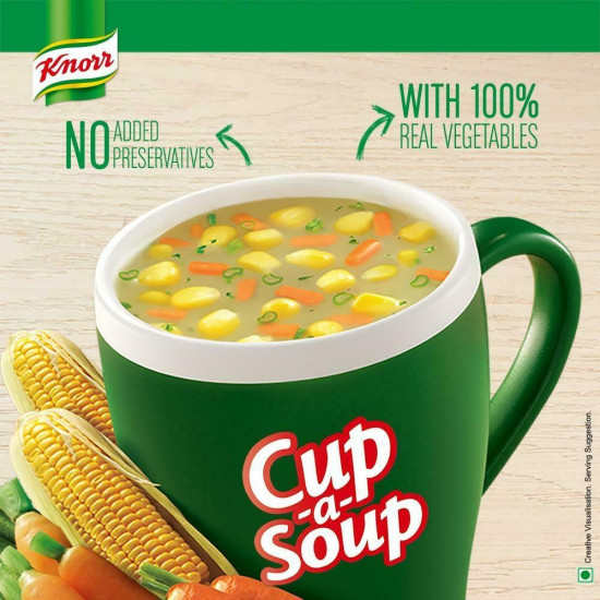 Knorr Sweet Corn Veg Instant Cup-A-Soup 9.5 G