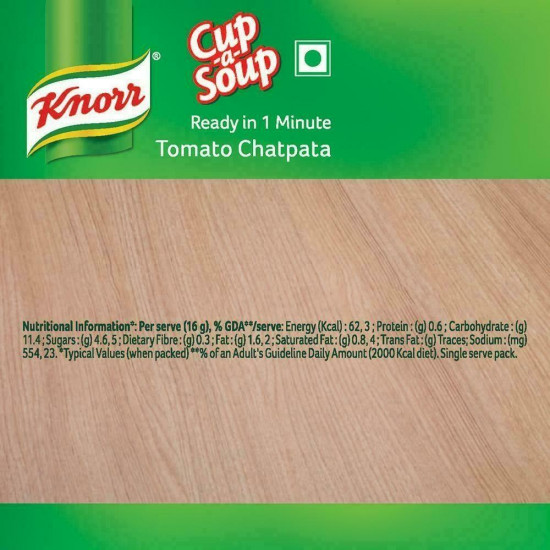 Knorr Tomato Chatpata Instant Cup-A-Soup 13.5 G