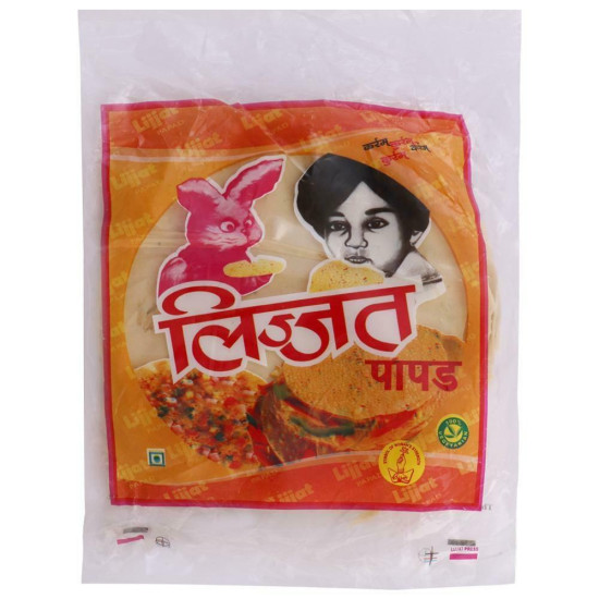 Lijjat Garlic Papad 200 G