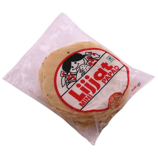 Lijjat Mini Udad Papad 200 G