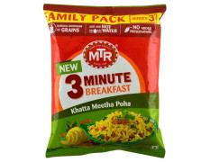 MTR 3-Minute Breakfast Khatta Meetha Poha Mix 160 G