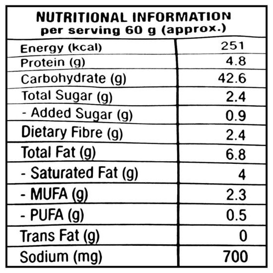 MTR 3 Minute Breakfast Vegetable Instant Upma Mix 60 G