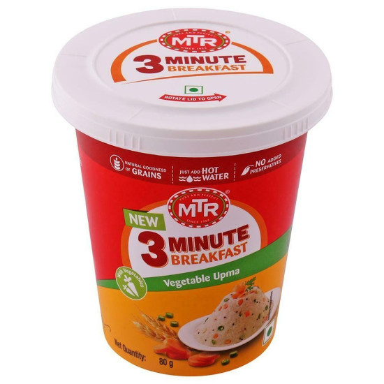 MTR 3 Minute Breakfast Vegetable Upma Mix 80 G